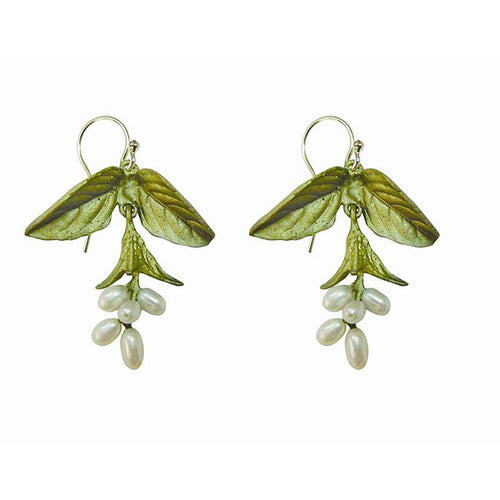 Michael Michaud Retired Sweet Basil Wire Earrings 3090 Retail Price $89