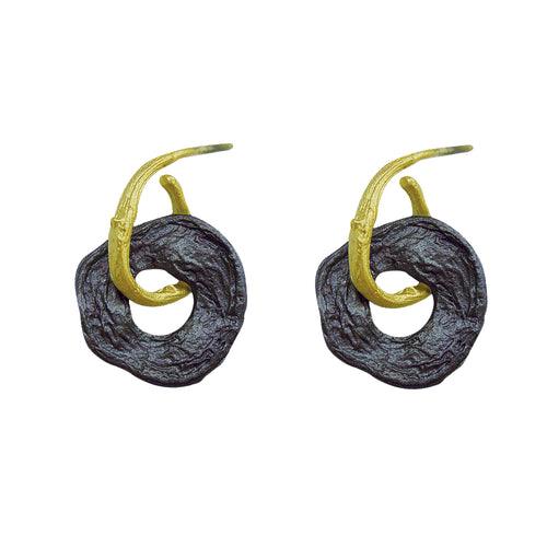 Michael Michaud Retired Curly Pods Post Earrings 3098 Retail Price $48