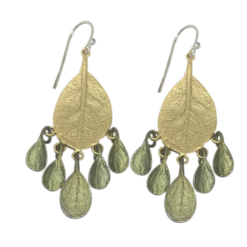 Michael Michaud Retired Bahamian Bay Large Wire Earrings 3111 BZG Retail $84