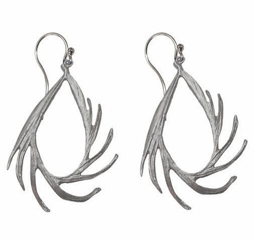 Michael Michaud Retired Feather Wire Earrings 3135 S Retail Price $67