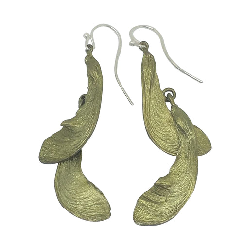 Michael Michaud Retired Samara Wire Earrings 3141 BZ Retail Price $56