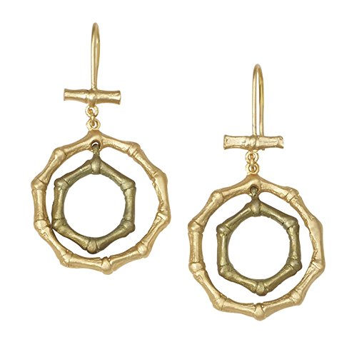 Michael Michaud Retired Bamboo Wire Earrings 3190 Retail Price $99