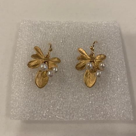 Michael Michaud Retired Barberry Drop Wire Earrings 3224 BZG Retail $74