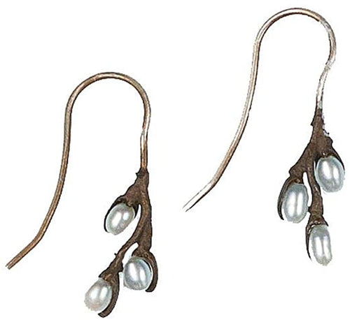 Michael Michaud Retired Pussy Willow Wire Earrings 4202 $92