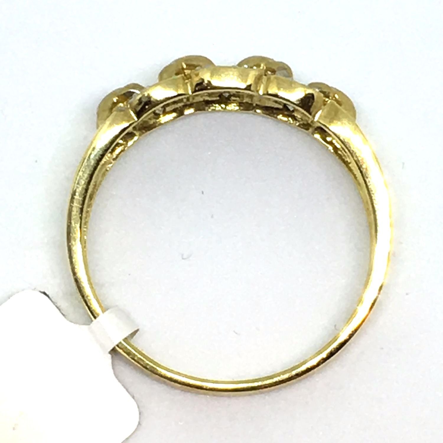Genuine Diamond 14K Yellow Gold Ring $410 NWT Size 7