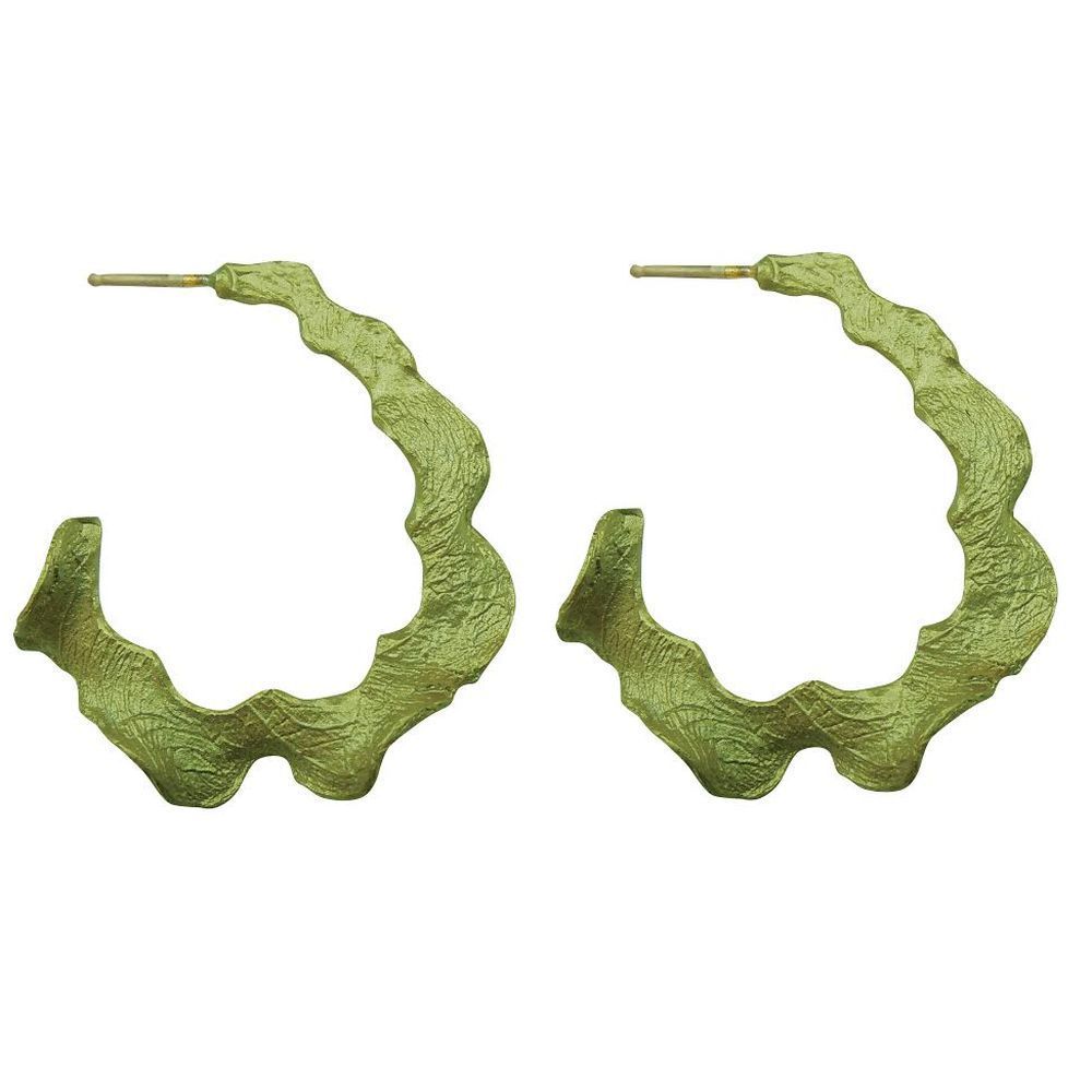 Michael Michaud Retired Curly Pods Post Hoop Earrings 3104 BZ Retail Price $48