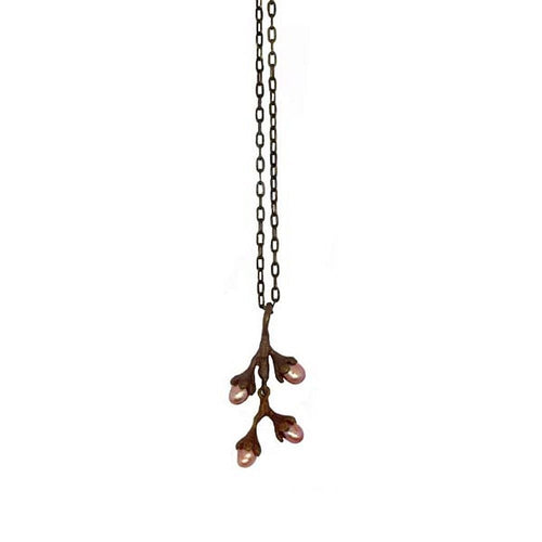 Michael Michaud Retired Prunus Pendant Necklace 9020 Retail Price $74