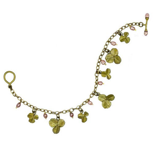 Michael Michaud Retired Pink Clover Bracelet 7256 Retail price $84