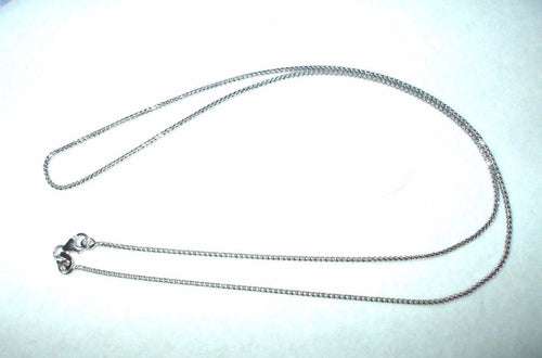 20 inch 14K white gold Diamond Cut Franco chain, lobster clasp 3.6 grams $490