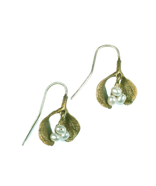 Michael Michaud for Silver Seasons Mistletoe Wire Earrings 4195