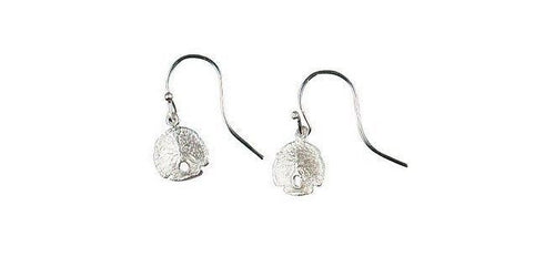 Michael Michaud Silver Seasons Retired 50% Sand Dollar Wire Earrings DF4015S