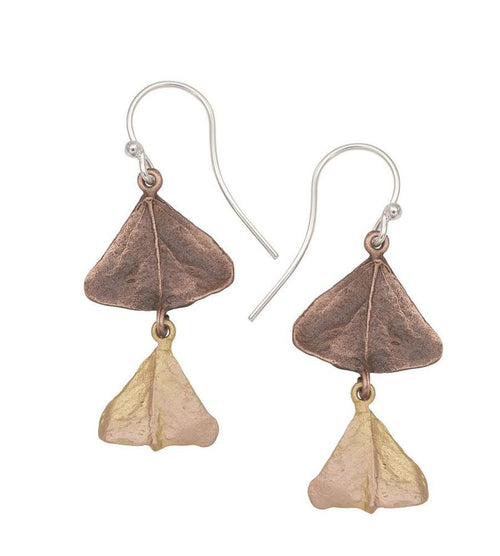Michael Michaud Retired Trinity Grass Wire Earrings 3184 Retail Price $54