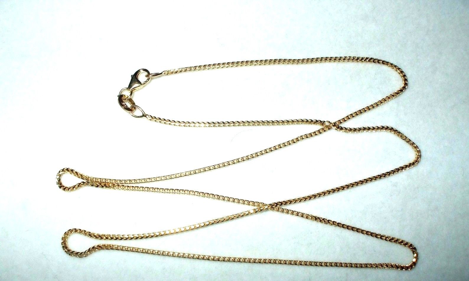 20 inch 14K yellow gold Franco chain with lobster clasp 3.4 grams $480