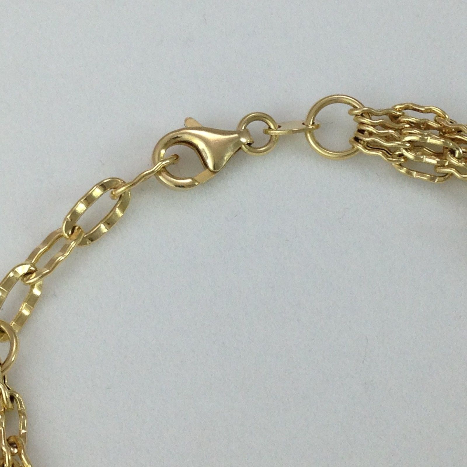 Genuine 14K Yellow Gold Adjustable Bracelet 7-8 inches $775 -  6.8 gr. NWT
