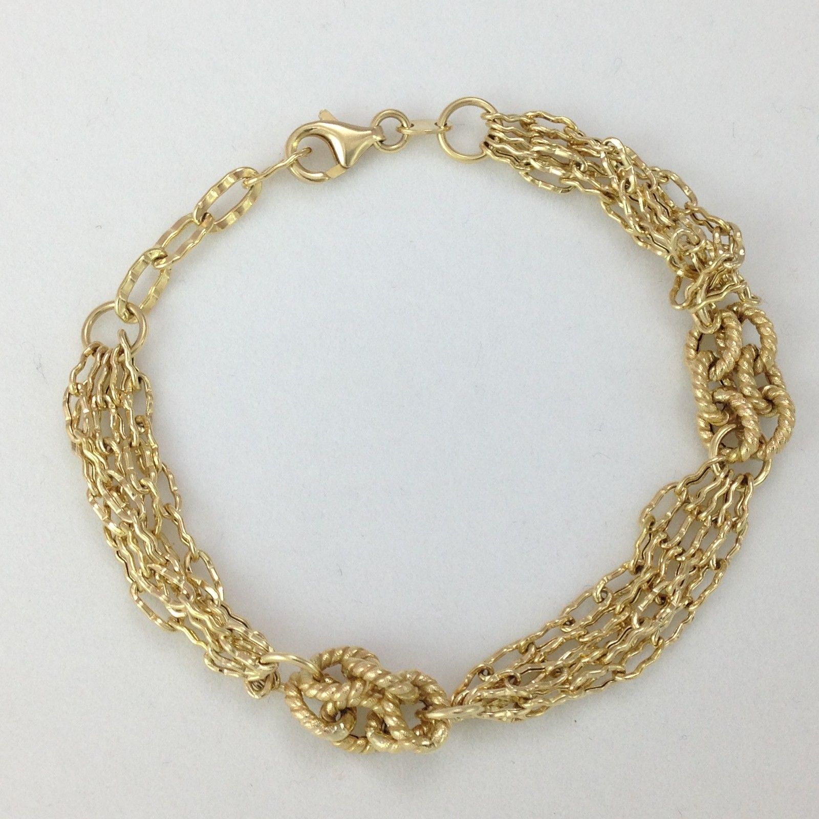 Genuine 14K Yellow Gold Adjustable Bracelet 7-8 inches $775 -  6.8 gr. NWT