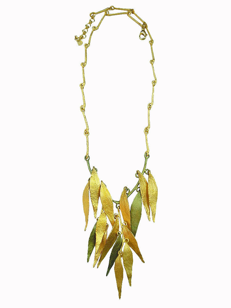Michael Michaud Retired Weeping Willow 2 Tone Necklace 8947 Retail price $232