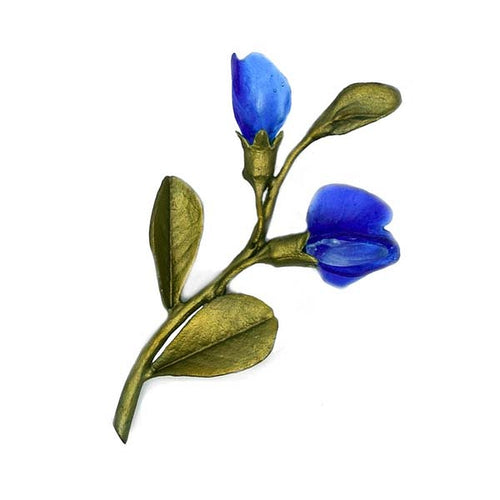 Michael Michaud for Silver Seasons False Indigo Pin 5826