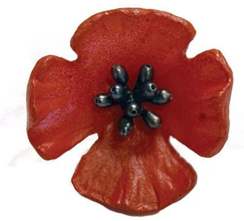 Michael Michaud Retired Red Poppy Lapel/Tack Pin 5946 Retail Price $74