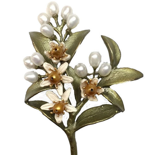 Michael Michaud for Silver Seasons Orange Blossom Pin 5972