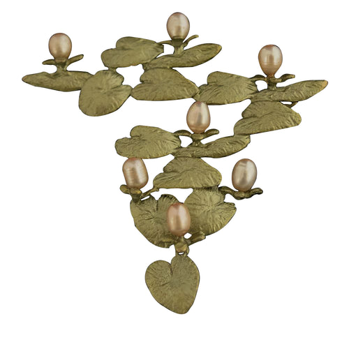 Michael Michaud for Silver Seasons Water Lilies Pin 5983