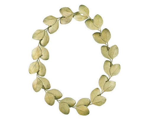 Michael Michaud Retired Eucalyptus Leaf Necklace 7771 BZ Retail $227