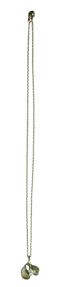 Michael Michaud for Silver Seasons Retired Mistletoe Pendant Necklace 7803 Retail $78