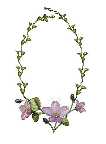 Michael Michaud Retired African Violet Contour Necklace 8927 Retail Price $181