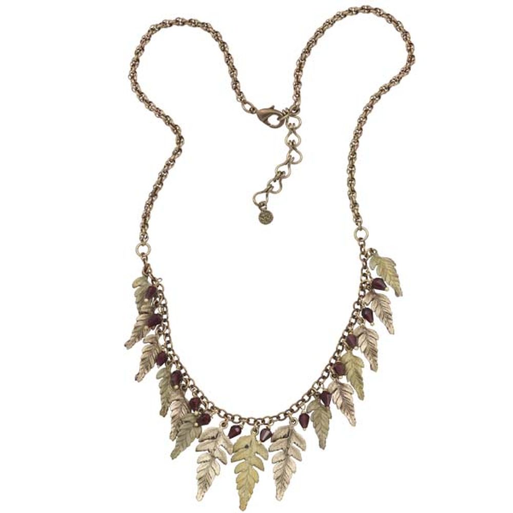 Michael Michaud Retired Small Fern Fringe Necklace 9074 Retail $181