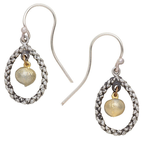 Michael Michaud Second Nature Retired Twine Oval Wire Earrings E110 Retail Price $42