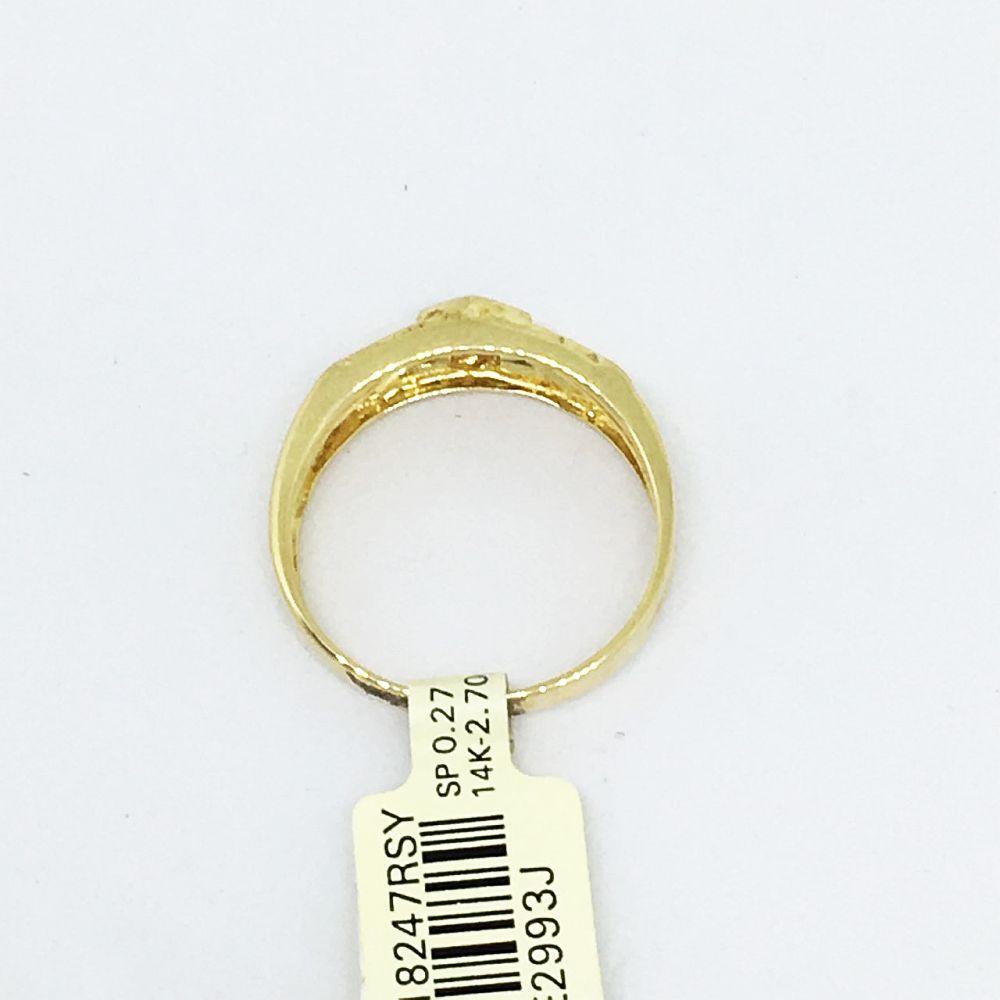 14K Yellow Gold & Genuine Sapphire Ring $900 NWT