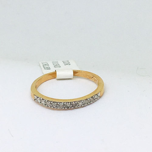 14K Rose Gold Diamond Ring NWT $460
