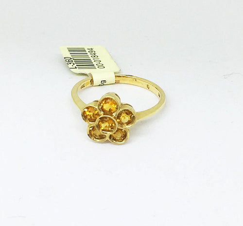 14K Yellow Gold Citrine Ring NWT $490