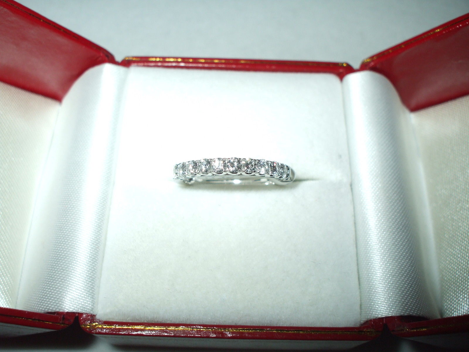 Genuine .50 cttw Diamond Ring 18K White gold $2780 NWT