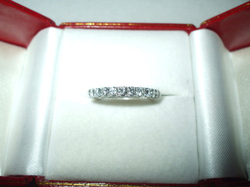 Genuine .50 cttw Diamond Ring 18K White gold $2780 NWT
