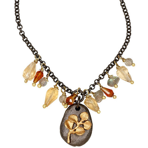 Michael Michaud Second Nature Retired Pebble Mutli Bead Necklace N203 Retail Price $69