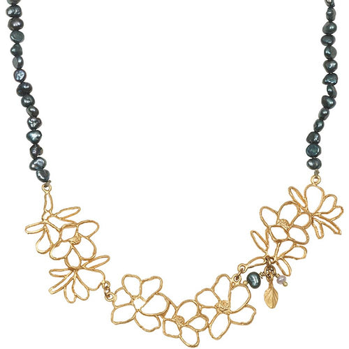 Michael Michaud Second Nature Retired Magnolia Necklace N204 Retail Price $76
