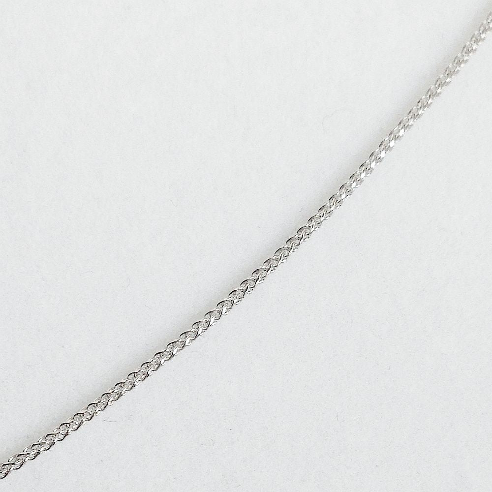 18 inch 14K white gold round wheat chain with lobster clasp 2.2 gr .94 mm $290